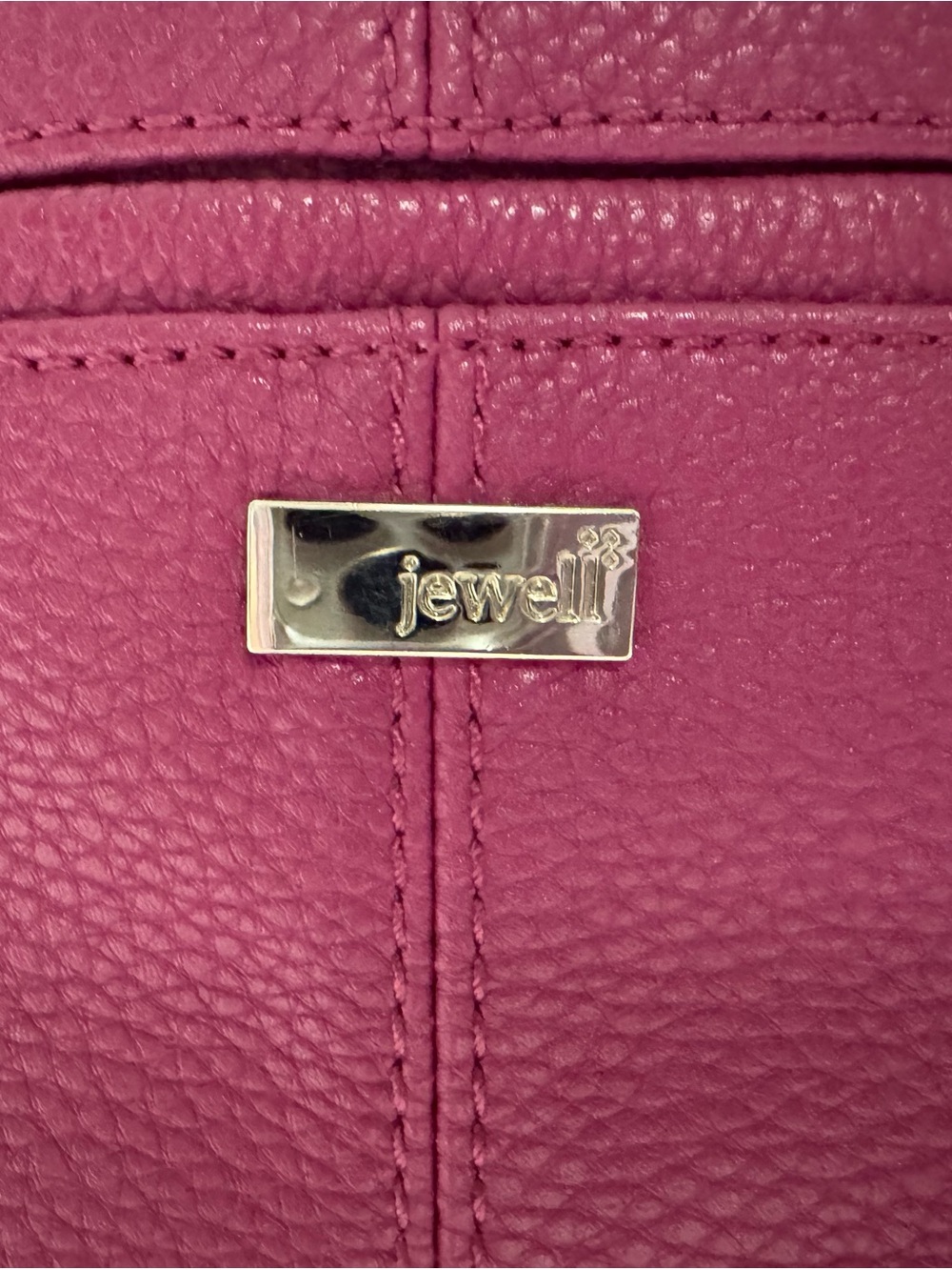 Tignanello Raspberry Pink Pebbled Leather Shoulder Tote - Picture 2 of 6
